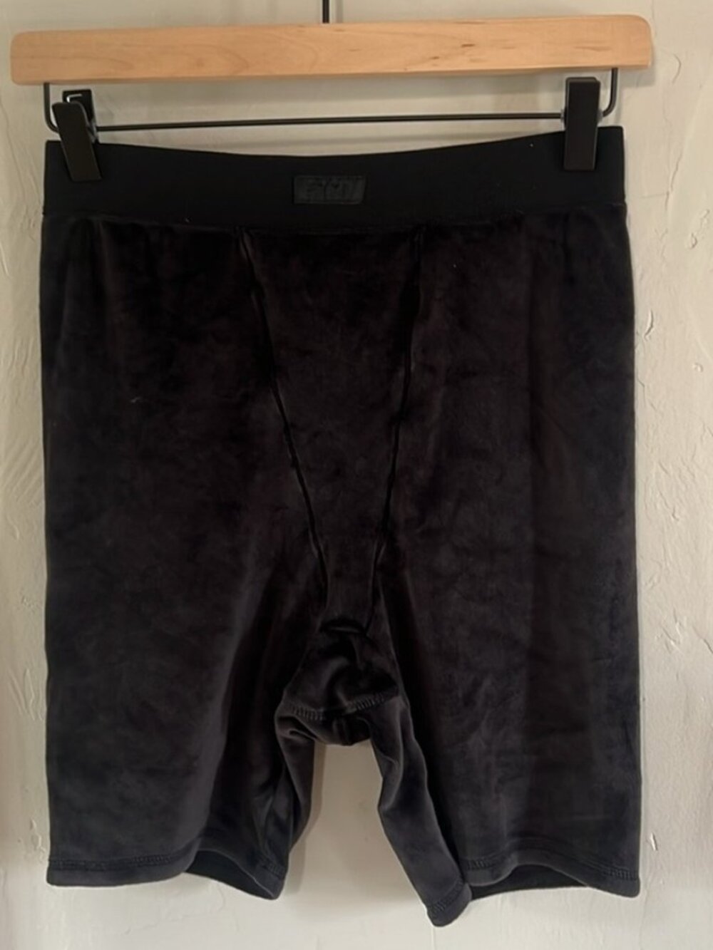 Black Onyx Brief Biker Shorts